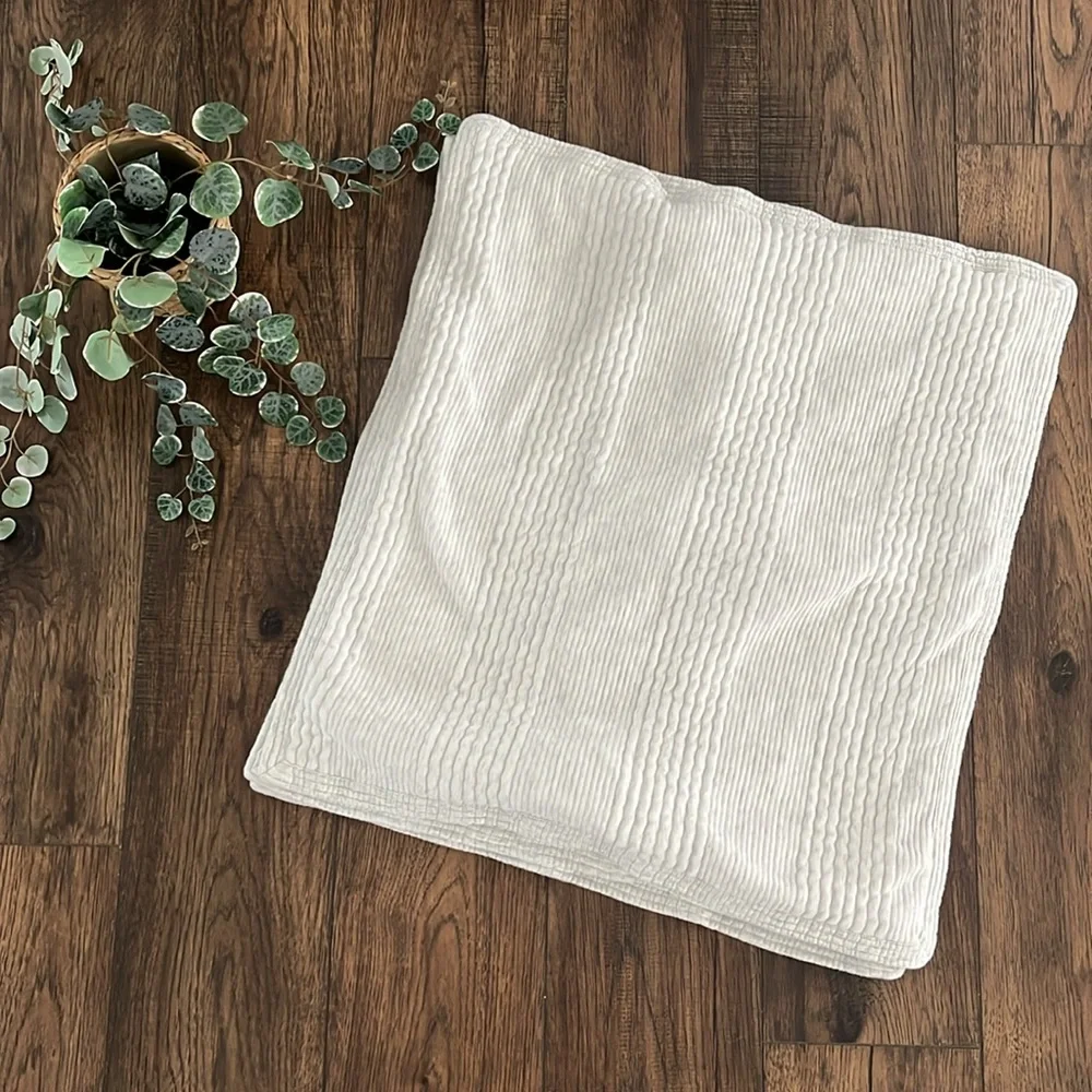 West Elm Cotton Cloud Jersey Euro Shams in Heather Grey (Set of Three)